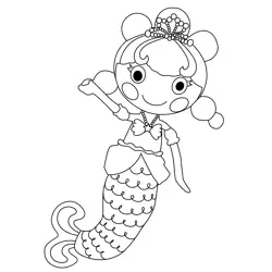 Ocean Seabreeze Lalaloopsy Free Coloring Page for Kids