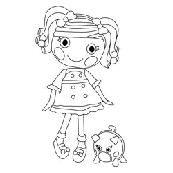 Pepper Pots  N  Pans Lalaloopsy Free Coloring Page for Kids