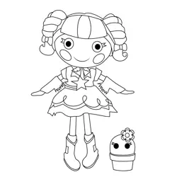 Prairie Dusty Trails Lalaloopsy Free Coloring Page for Kids