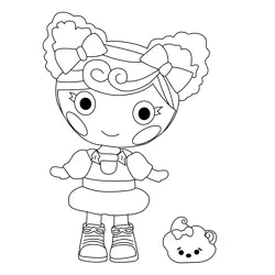 Rain E. Sky Lalaloopsy Free Coloring Page for Kids