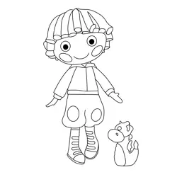 Sir Battlescarred Lalaloopsy Free Coloring Page for Kids