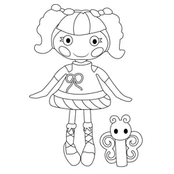 Twist E. Twirls Lalaloopsy Free Coloring Page for Kids
