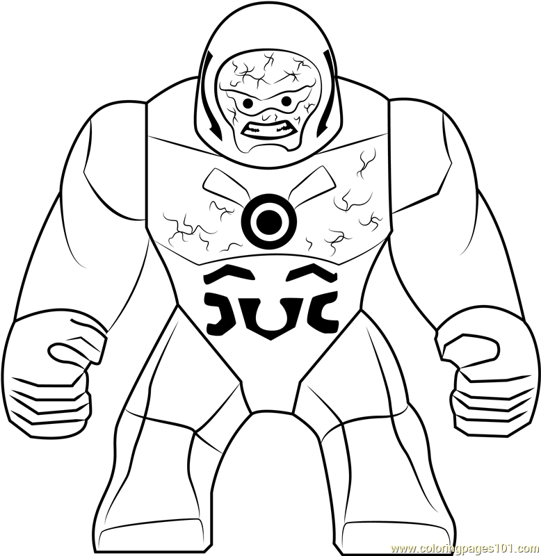 Lego Darkseid Coloring Page - Free Lego Coloring Pages