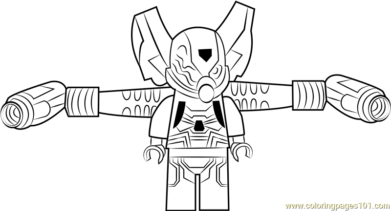 Lego Yellow Jacket Coloring Page   Free Lego Coloring Pages ...