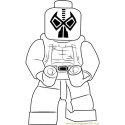 Lego Bane Free Coloring Page for Kids