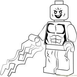 Lego Electro Free Coloring Page for Kids