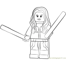 Lego Mockingbird Free Coloring Page for Kids