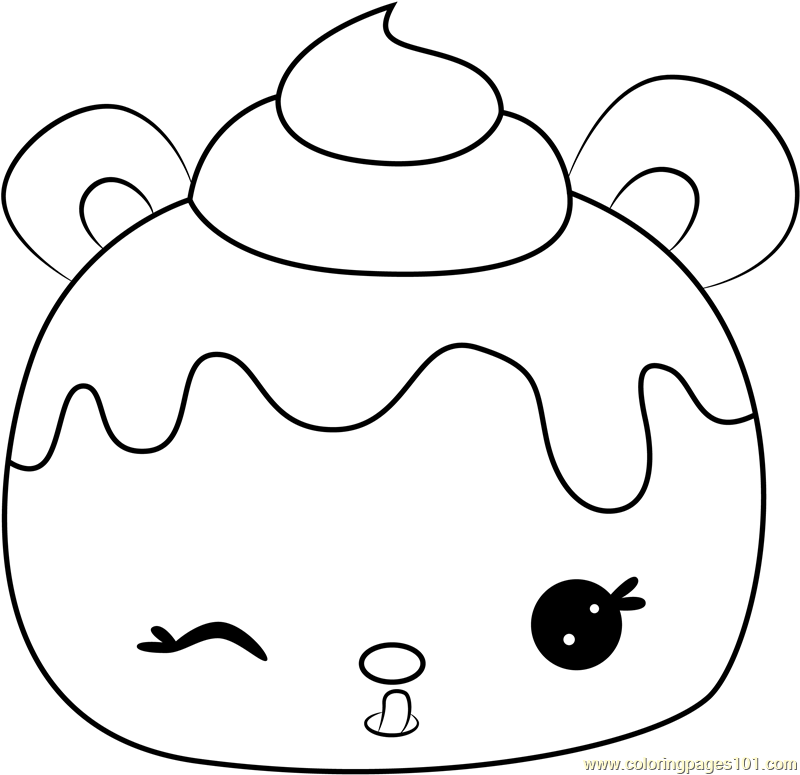 Mary Mulberry Coloring Page - Free Num Noms Coloring Pages