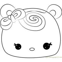 Choco Swirl Free Coloring Page for Kids