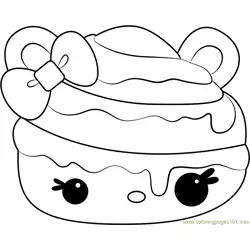 Cindy Cinnamon Free Coloring Page for Kids