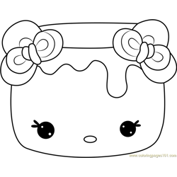 Triple Berry Icy Coloring Page - Free Num Noms Coloring Pages