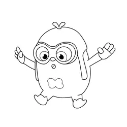 Baker Pinkfong Free Coloring Page for Kids