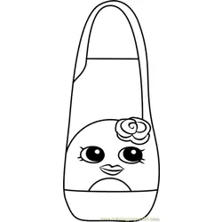 Hi Shopkins Free Coloring Page for Kids