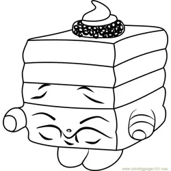 Le 'Quorice Shopkins Free Coloring Page for Kids