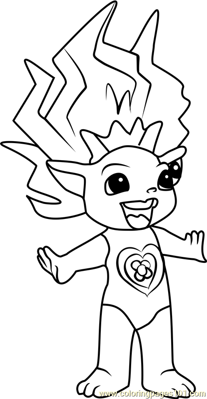 Roberta Zelf Coloring Page - Free The Zelfs Coloring Pages