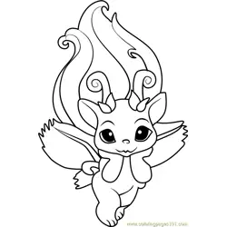 Petal Zelf Free Coloring Page for Kids