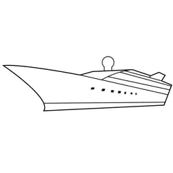 Luxury Yachts Free Coloring Page for Kids
