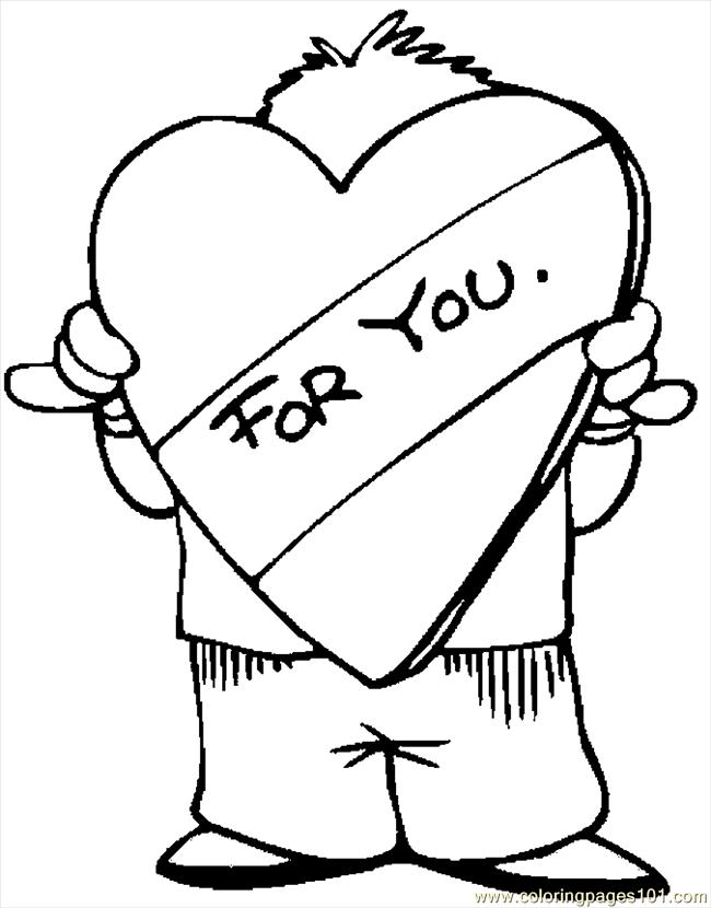 For You Coloring Page Free Valentine's Day Coloring Pages