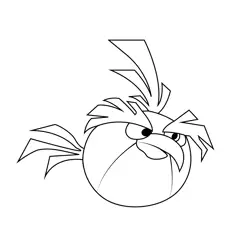 BomBom Angry Birds Free Coloring Page for Kids