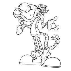 Chester Cheetah Angry Birds Free Coloring Page for Kids