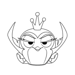 Gale Angry Birds Free Coloring Page for Kids