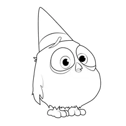 Timothy Angry Birds Free Coloring Page for Kids