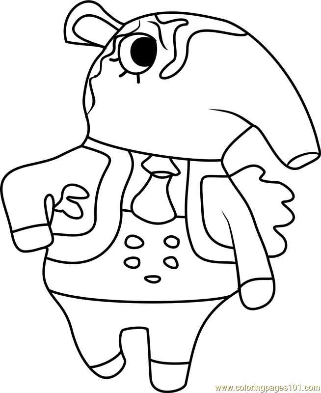 Olaf Animal Crossing Coloring Page - Free Animal Crossing ...
