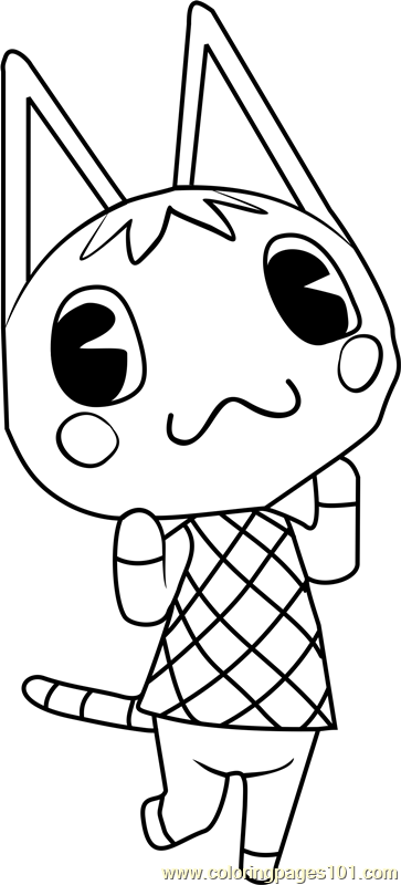 Rosie Animal Crossing Coloring Page - Free Animal Crossing ...