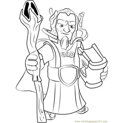 Grand Warden Free Coloring Page for Kids