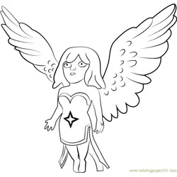 Healer Free Coloring Page for Kids