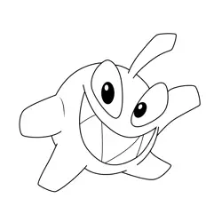Boo Cut the Rope Free Coloring Page for Kids
