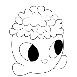 Enti Cut the Rope Free Coloring Page for Kids