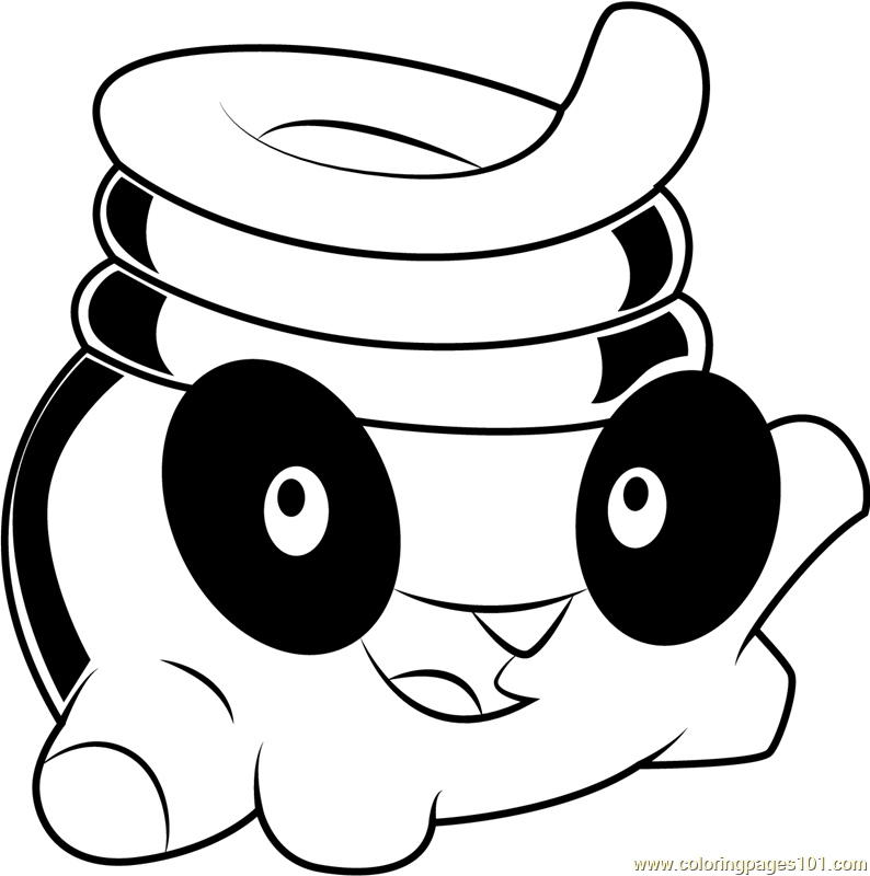 Toss Coloring Page - Free Cut the Rope Coloring Pages