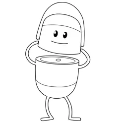 Stupe Dumb Ways To Die Free Coloring Page for Kids