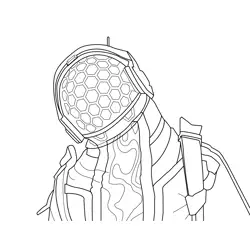 Eternal Voyager Skin Fortnite Free Coloring Page for Kids