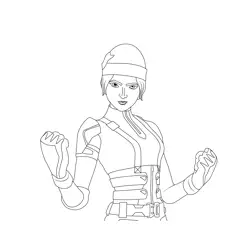 Wildcat Fortnite Free Coloring Page for Kids