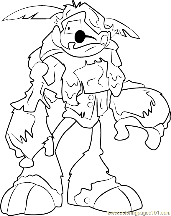 Brutter Coloring Page - Free Jak and Daxter Coloring Pages