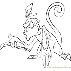 Pecker Free Coloring Page for Kids