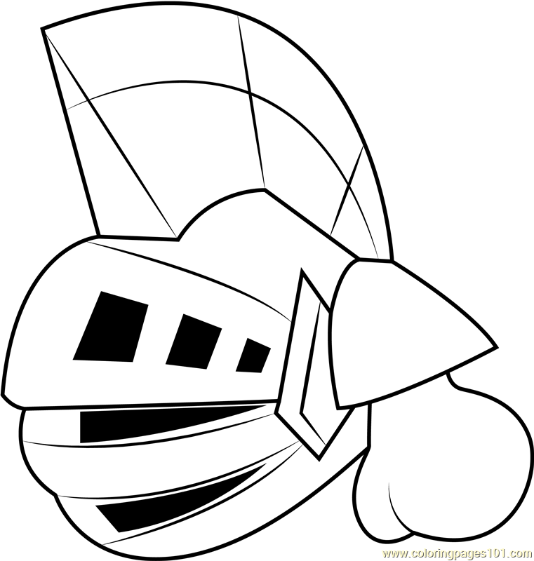 Kibble Blade Coloring Page - Free Kirby Coloring Pages