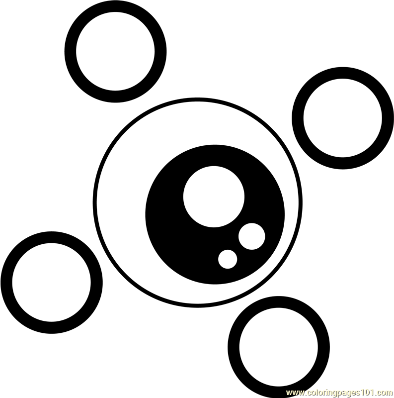 Kracko Jr Coloring Page - Free Kirby Coloring Pages : ColoringPages101.com