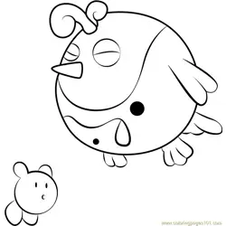 Big Birdee Free Coloring Page for Kids