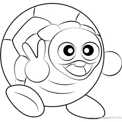 Rolling Turtle Free Coloring Page for Kids