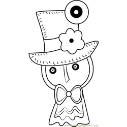 Squashini Free Coloring Page for Kids
