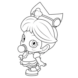 Baby Daisy Mario Kart Free Coloring Page for Kids