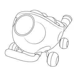 Egg 1 Mario Kart Free Coloring Page for Kids