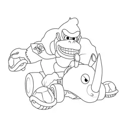 Rambi Rider Mario Kart