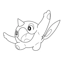 Cetoddle Pokemon Free Coloring Page for Kids