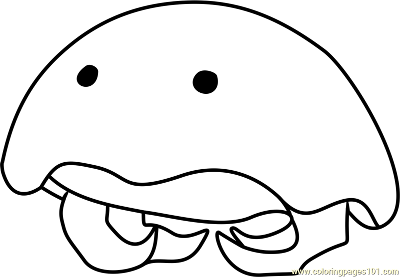 Kabuto Pokemon GO Coloring Page - Free Pokémon GO Coloring Pages