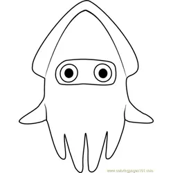Blooper Free Coloring Page for Kids