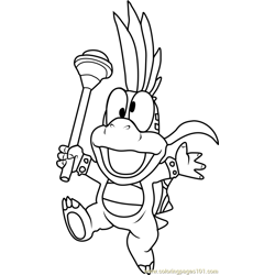 Koopaling Coloring Pages posted by Zoey Walker